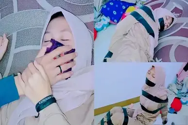 Diikat Lakban Ukhty Remaja Fetish BDSM Ganas