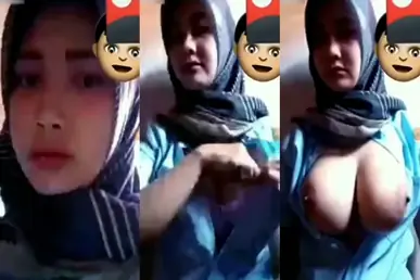 Skandal VCS Tante Hijab Nakal Cari Hiburan Malam